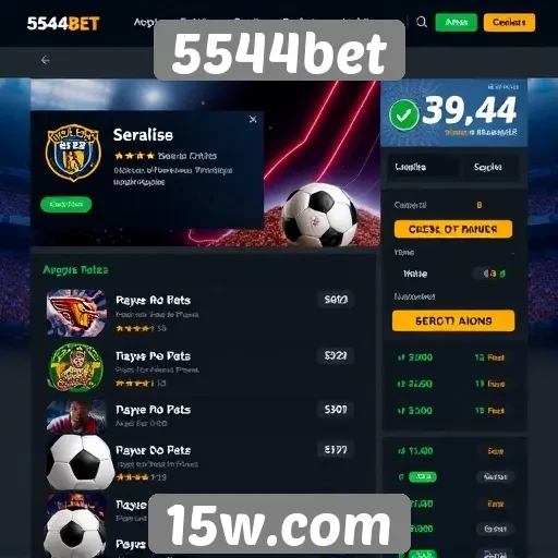 Novas funcionalidades no site 5544bet atraem jogadores